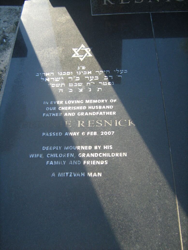 RESNICK Bennie -2007