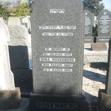 ROSENBERG Irma -1950