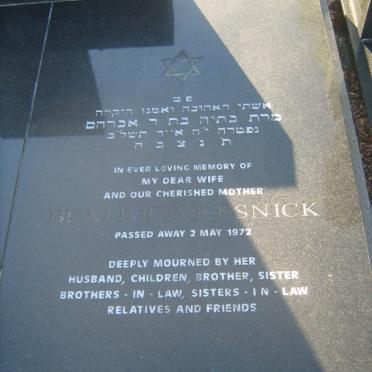 RESNICK Beatrice -1972