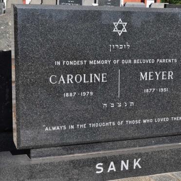 SANK Meyer 1877-1951 &amp; Caroline 1887-1979