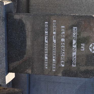 SCHACHER Else 1884-1953