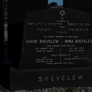 SHEVELEW David -1975 &amp; Mina -1973