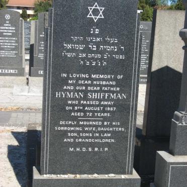 SHIFFMAN Hyman -1957