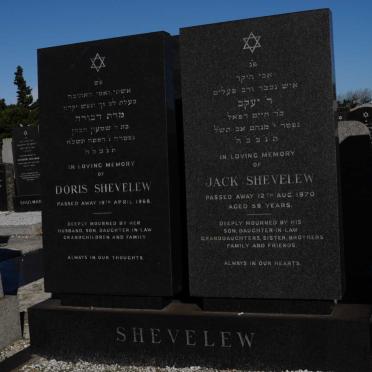 SHEVELEW Jack -1970 &amp; Doris -1968