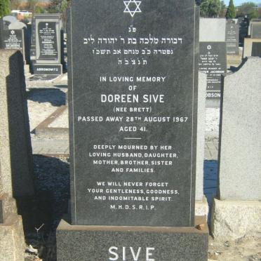 SIVE Doreen nee BRETT -1967