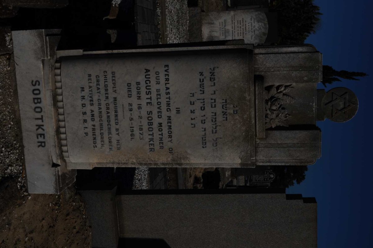 SOBOTKER Auguste 1873-1961