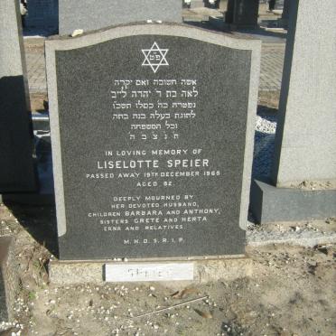 SPEIER Liselotte -1965