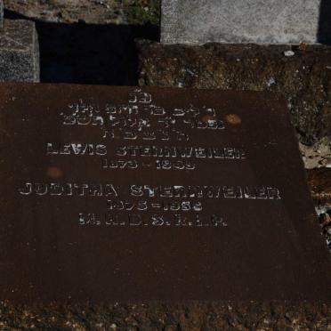 STERNWEILER Lewis 1873-1949 &amp; Juditha 1875-1956