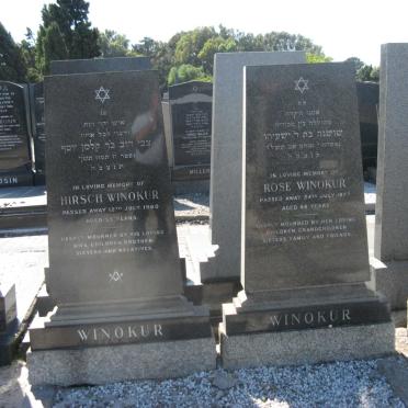 WINOKUR Hirsch -1960 &amp; Rose -1977