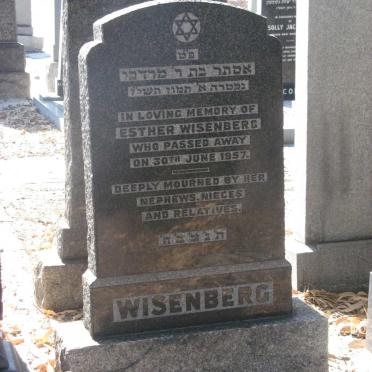 WISENBERG Esther -1957