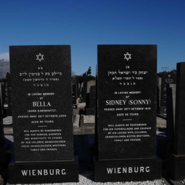 WIENBERG Sidney -1970 &amp; Bella RABINOWITZ -2006