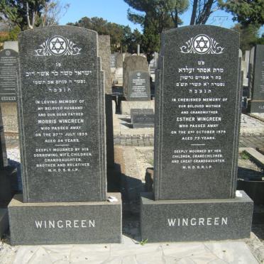 WINGREEN Morris -1955 &amp; Esther -1979