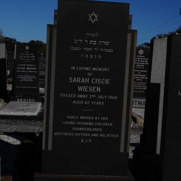 WIESEN Sarah Ciscie -1966