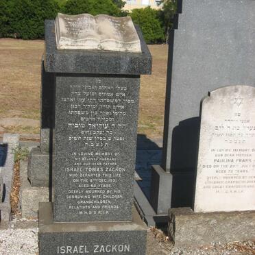 ZACKON Israel Tobias -1951 &amp; Mary -1974