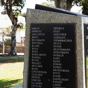 4. Herdenking aan Duitse Nedersetters