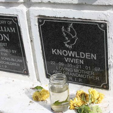 KNOWLDEN Vivien 1931-2007 [21-07]