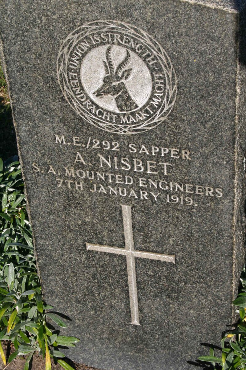 NISBET A. -1919