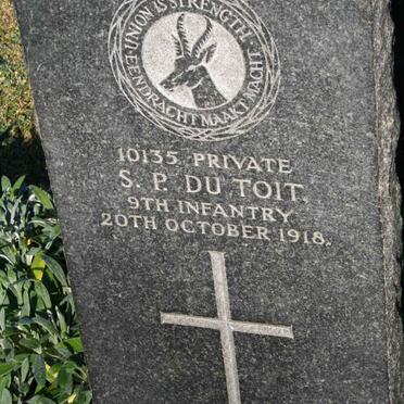 TOIT S.P., du -1918