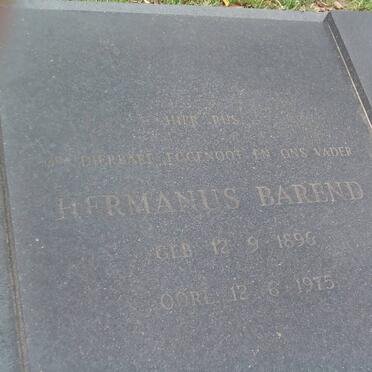 ? Hermanus Barend 1896-1975