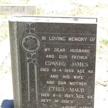 ? Edward James -1959 &amp; Ethel Maud -1967