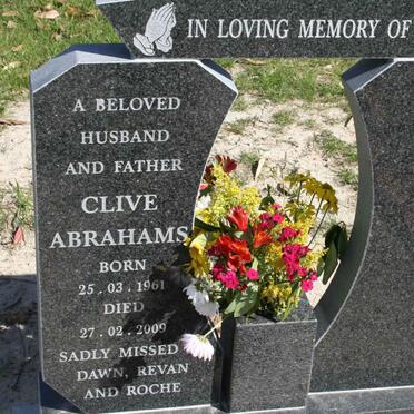 ABRAHAMS Clive 1961-2009