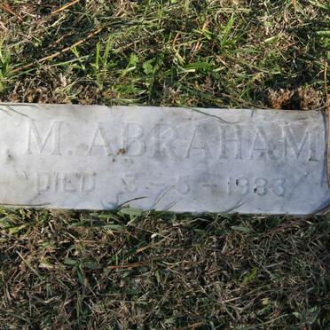 ABRAHAMS S.M. -1983
