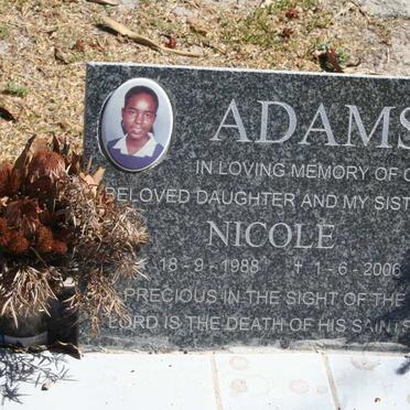 ADAMS Nicole 1988-2006
