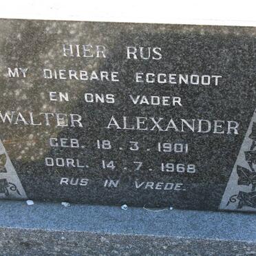 ALEXANDER Walter 1901-1968