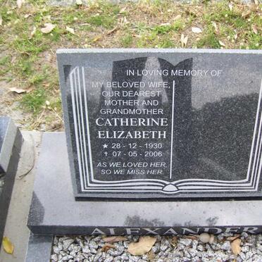ALEXANDER Catherine 1930-2006