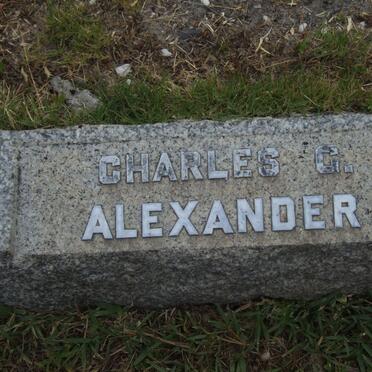 ALEXANDER Charles G.