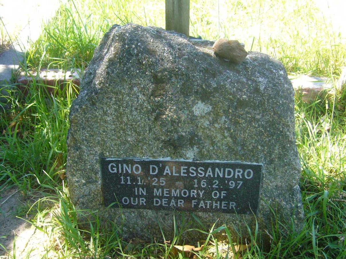 ALESSANDRO Gino, d' 1925-1997