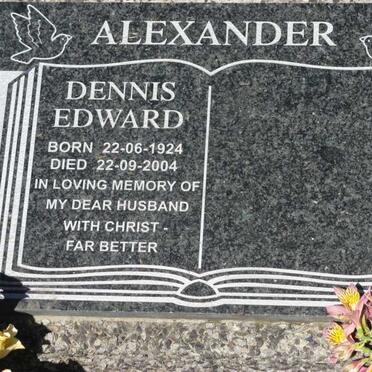 ALEXANDER Dennis Edward 1924-2004