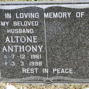 ANTHONY Altone 1961-1998