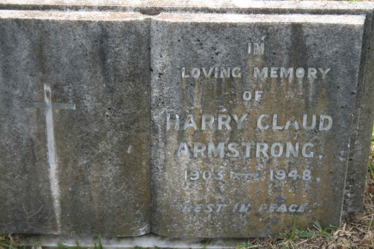 ARMSTRONG Harry Claud 1903-1948