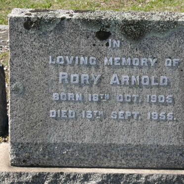 ARNOLD Rory 1905-1955
