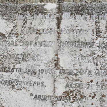 ARENDSE Josias Johannes -1958 &amp; Catherine Johanna -1958