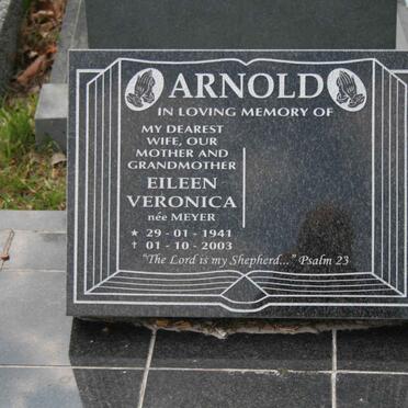 ARNOLD Eileen Veronica nee MEYER 1941-2003