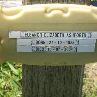 ASHFORTH Eleanor Elizabeth 1928-2004