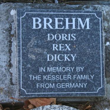 BREHM Rex :: BREHM Doris :: BREHM Dicky
