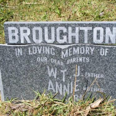 BROUGHTON W.T.J. &amp; Annie