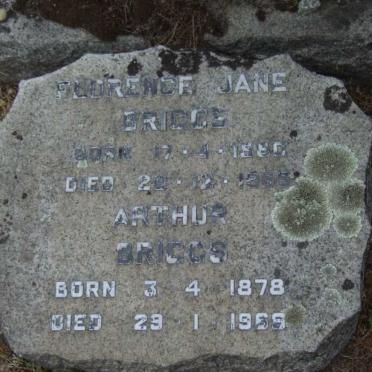 BRIGGS Arthur 1878-1966 &amp; Florence Jane 1880-1966