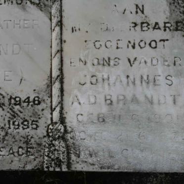 BRANDT Johannes A.D. 1901-1973