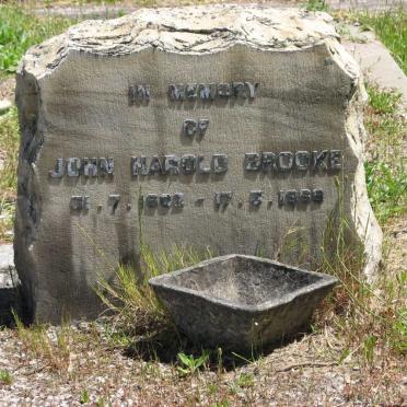 BROOKE John Harold 1902-1969