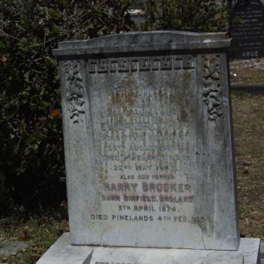 BROOKER Harry 1874-1954 &amp; Eliza 1871-1947
