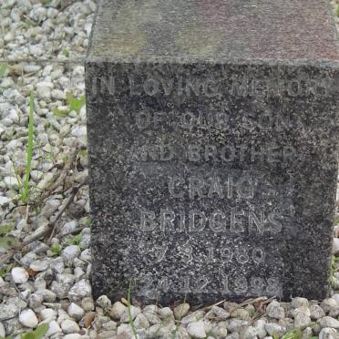 BRIDGENS Craig 1980-1998 