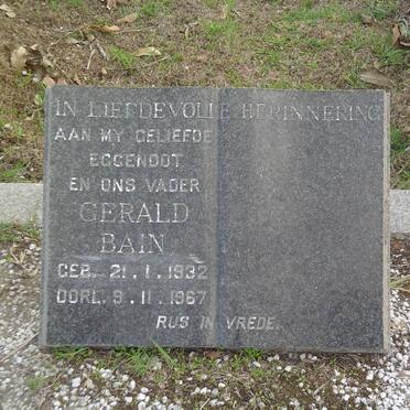 BAIN Gerald 1932-1967