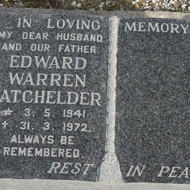 BATCHELDER Edward Warren 1941-1972