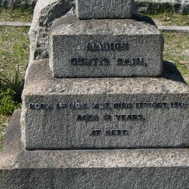 BAIN Marion Curtis 1867-1918