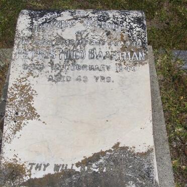 BAARTMAN Petrus Hugo -1940