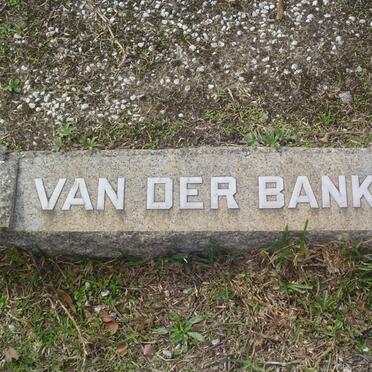BANK Jacobus Johannes, van der 1920-1961 